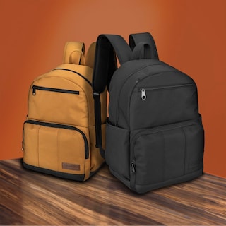 Foto 2 | Mochila Wrangler Industry Classic Logo Negra Resistente al Agua - Venta Internacional
