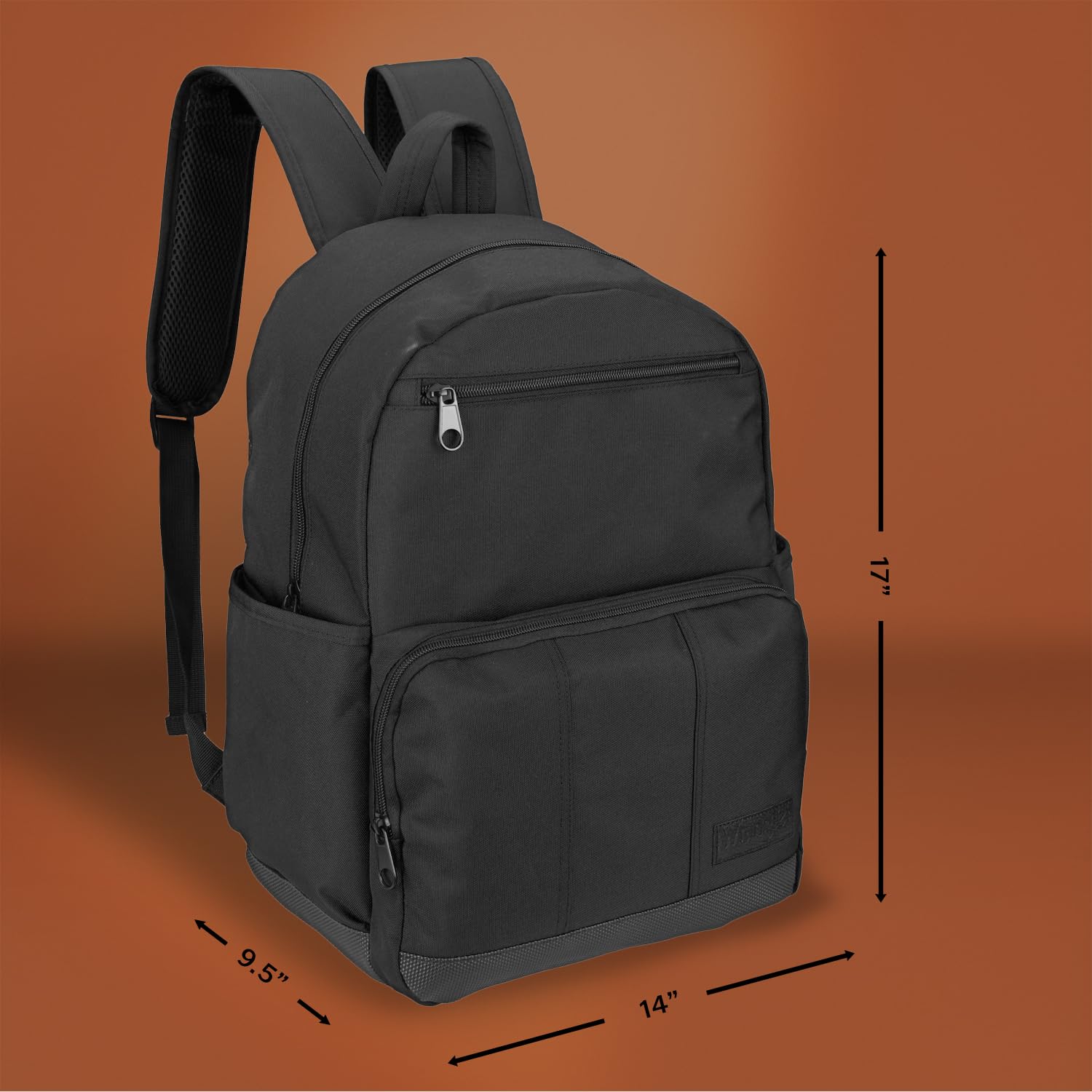 Foto 4 pulgar | Mochila Wrangler Industry Classic Logo Negra Resistente al Agua - Venta Internacional