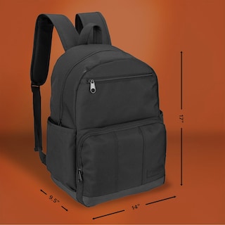 Foto 3 | Mochila Wrangler Industry Classic Logo Negra Resistente al Agua - Venta Internacional