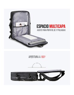 Foto 5 | Mochila Expandible Mark Ryden 8057 Gris