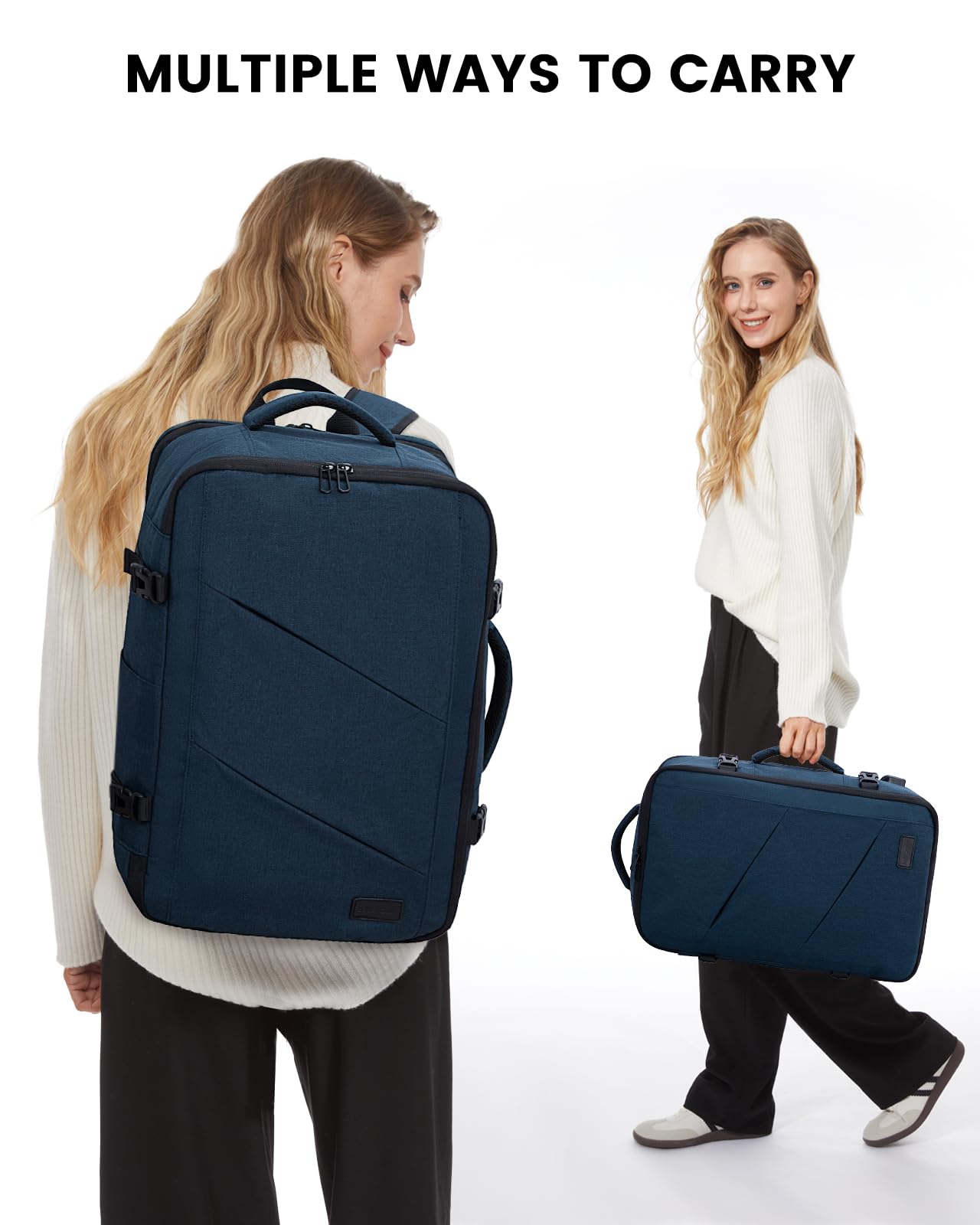 Foto 7 pulgar | Mochila de Viaje Lovevook Carry On 50 L con Puerto USB Azul Marino - Venta Internacional