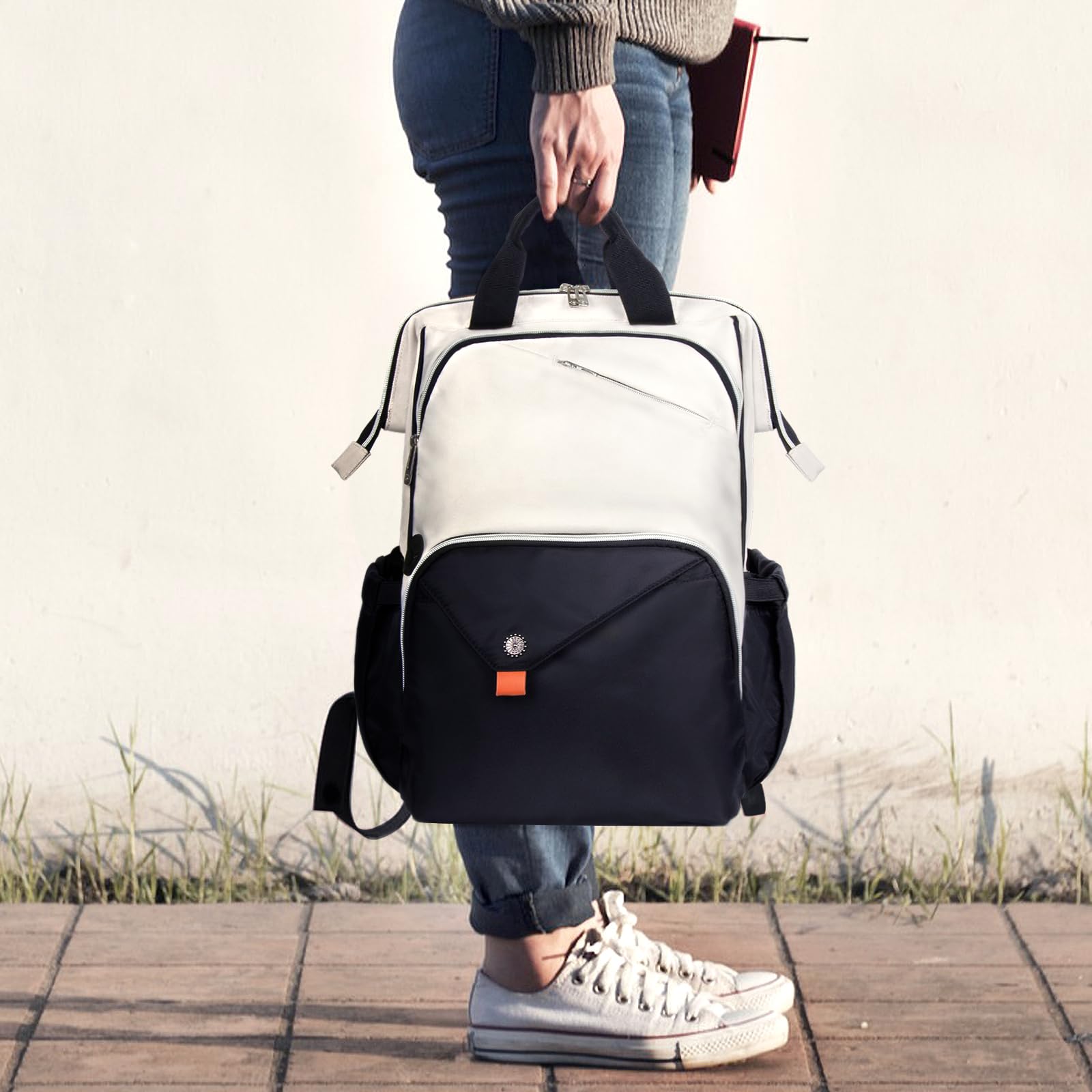 Foto 3 | Mochila Hap Tim para Portátil  Caqui y Negro - Venta Internacional