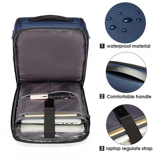 Foto 4 | Mochila Bange Business Smart Impermeable para Portátil de 15.6 Pulgadas - Venta Internacional