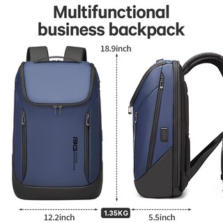 Foto 5 | Mochila Bange Business Smart Impermeable para Portátil de 15.6 Pulgadas - Venta Internacional