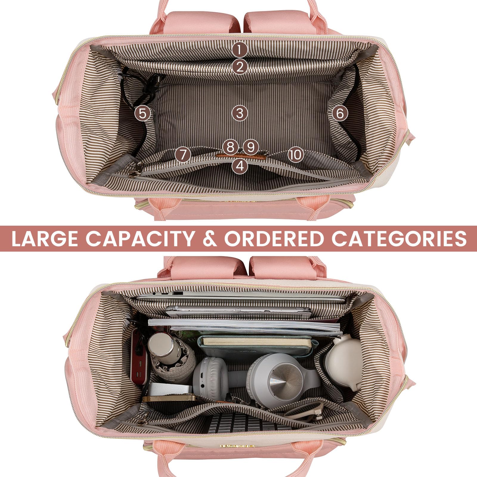 Foto 2 | Mochila para Portátil Lovevook para Mujer- Venta Internacional