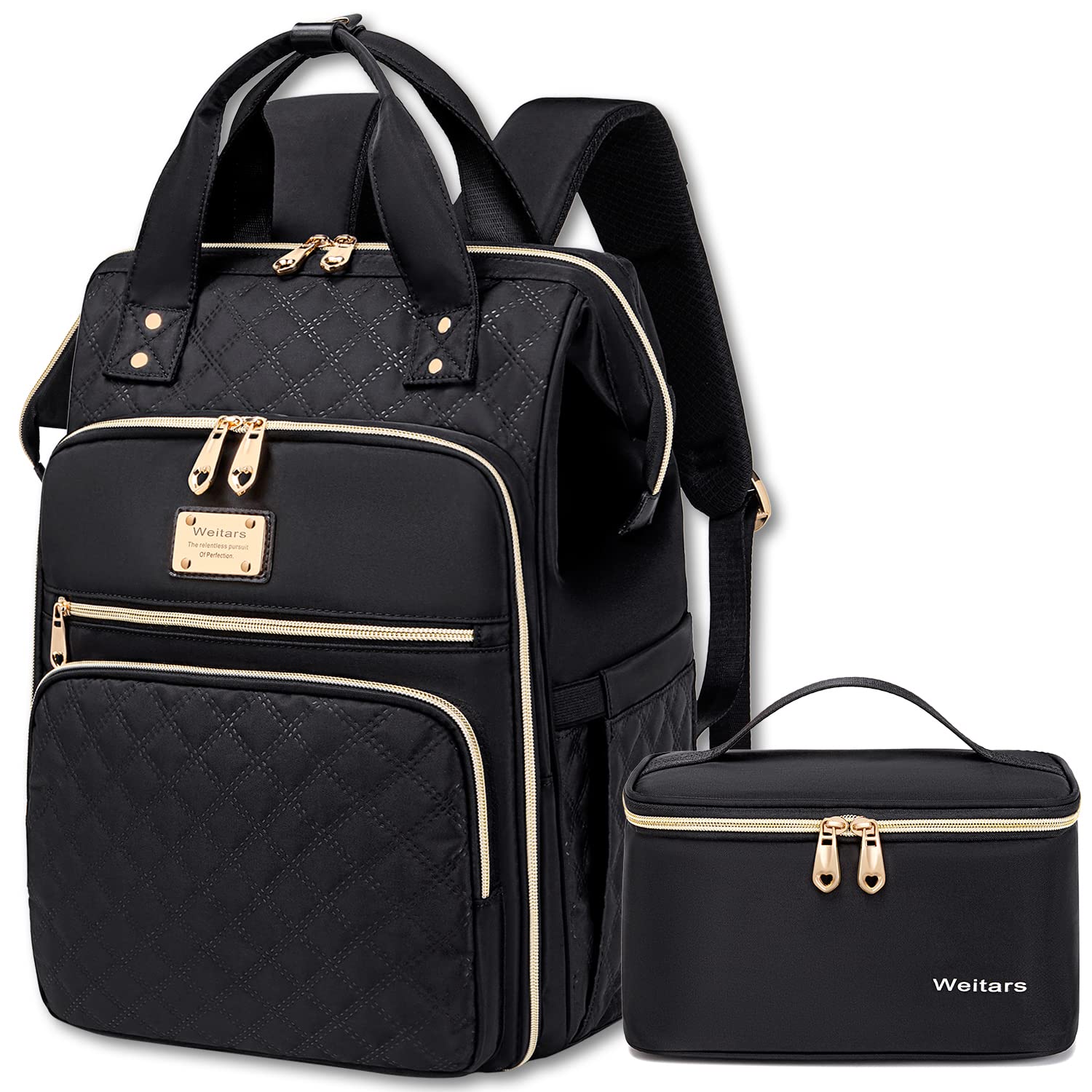 Foto 2 pulgar | Mochila Weitars Negra para Mujer- Venta Internacional