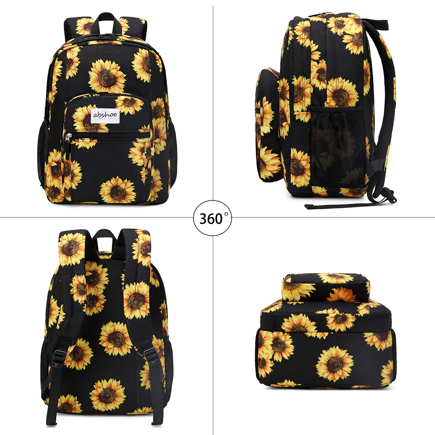 Foto 3 pulgar | Mochila Abshoo Classical Basic Sunflower  - Venta Internacional