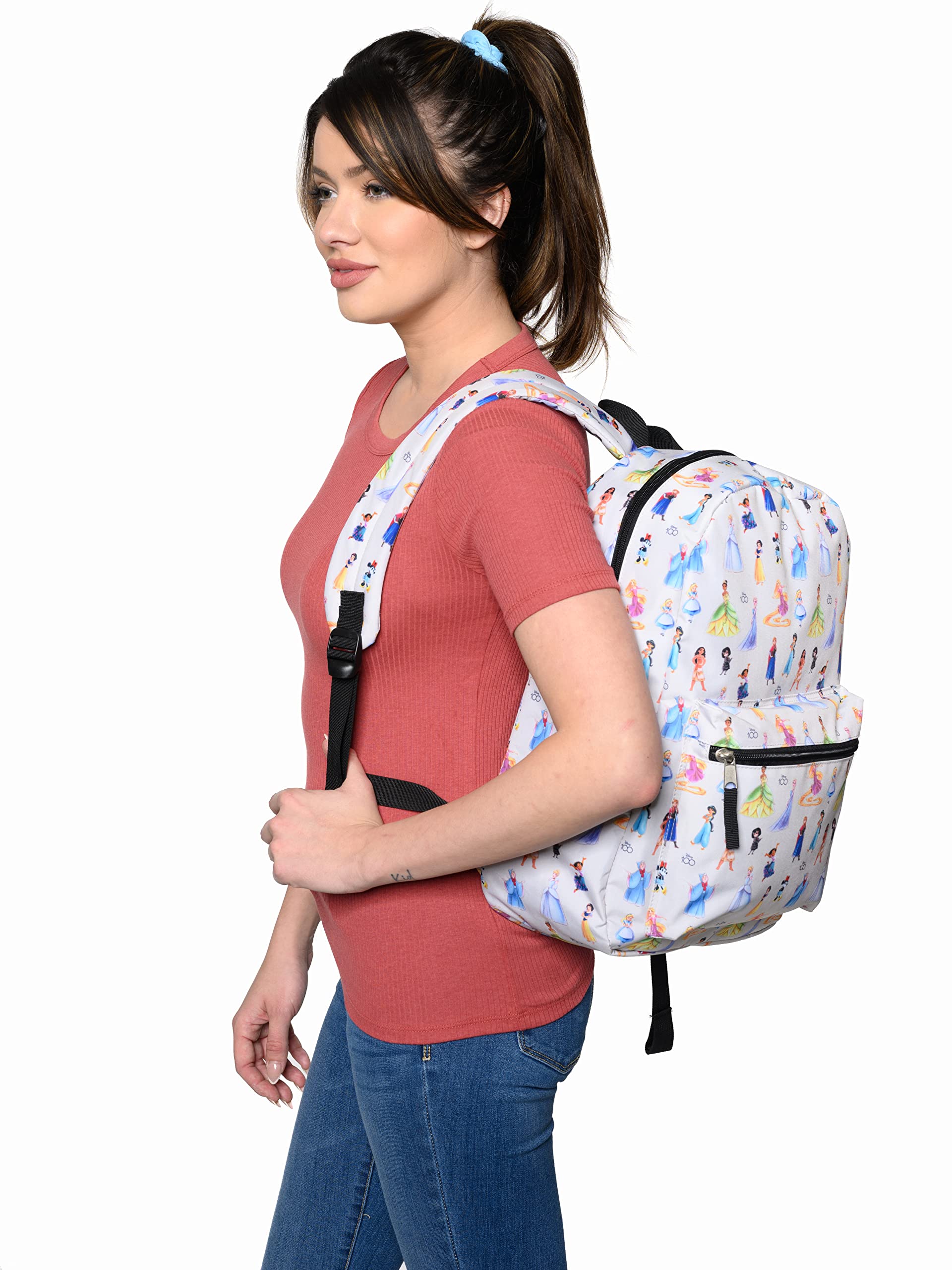 Foto 4 | Mochila para Laptop Disney 16 con Bolsillo Tipo Cargo D100 Princess Minnie - Venta Internacional
