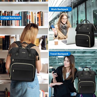 Foto 5 | Mochila Lovevook para Laptop de 17 Pulgadas con Puerto USB - Venta Internacional