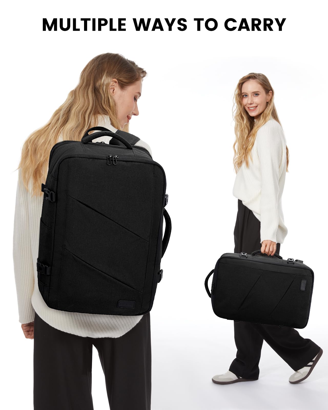 Foto 7 pulgar | Mochila de Viaje Lovevook Carry On 50 l con Puerto USB Negra- Venta Internacional