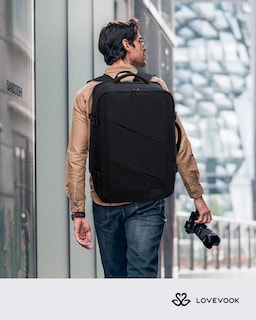 Foto 7 | Mochila de Viaje Lovevook Carry On 50 l con Puerto USB Negra- Venta Internacional