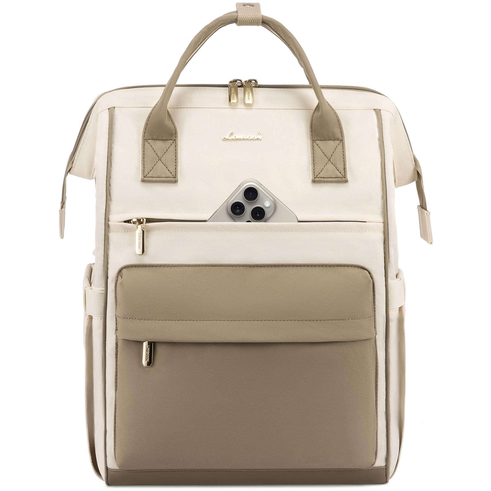 Foto 2 pulgar | Mochila para Laptop LOVEVOOK 17 Pulgadas Beige - Venta Internacional
