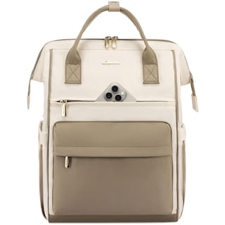 Foto 1 | Mochila para Laptop LOVEVOOK 17 Pulgadas Beige - Venta Internacional