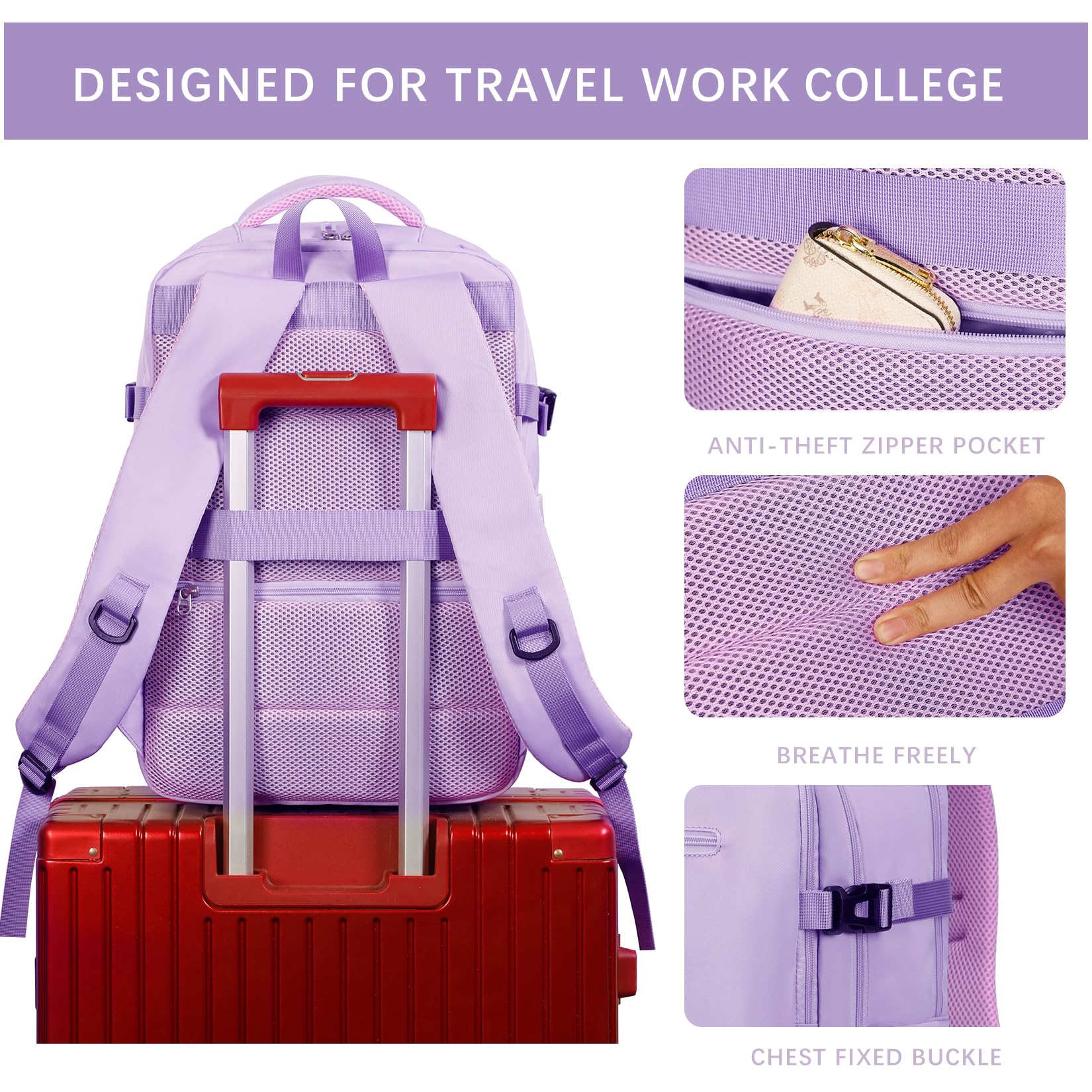 Foto 5 pulgar | Mochila Shrradoo para Portátil 17 Pulgadas - Venta Internacional
