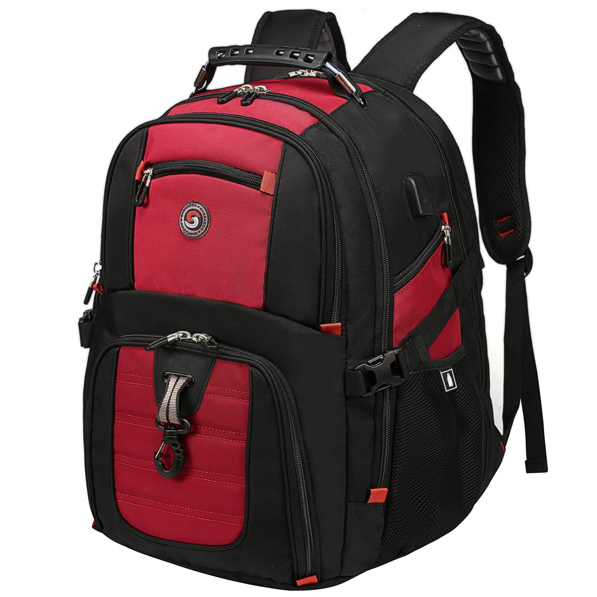Mochila para Laptop Shrradoo Roja 17 Pulgadas - Venta Internacional