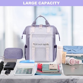 Foto 7 | Mochila para Laptop Lovevook 15.6 Pulgadas con Puerto Usb - Venta Internacional