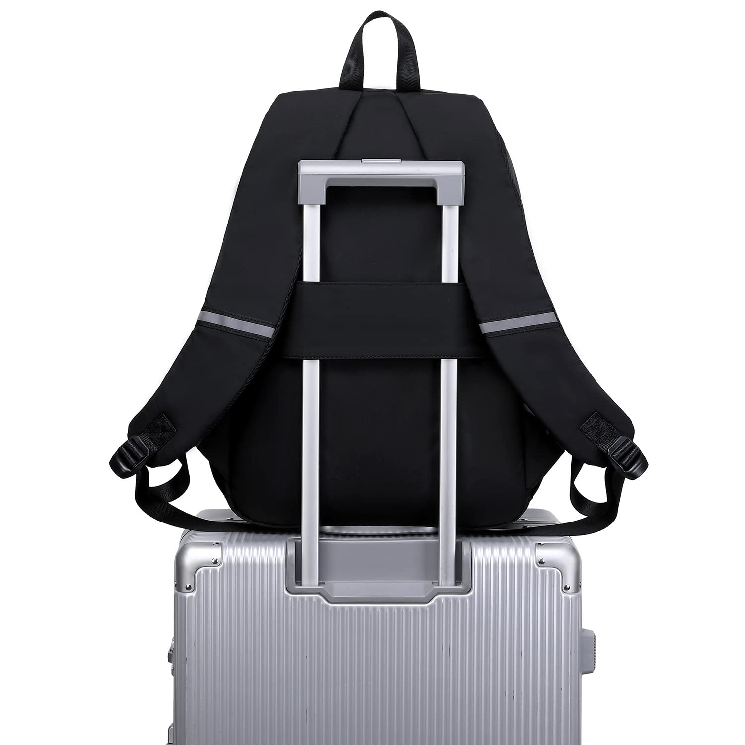 Foto 7 pulgar | Mochila Abshoo Big Student Negra para Laptop para Mujer - Venta Internacional