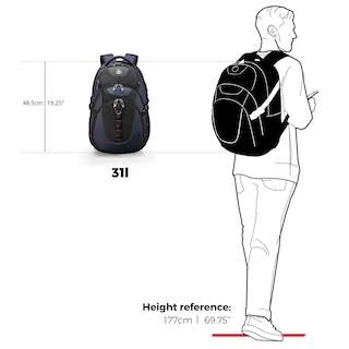 Foto 7 | Mochila Swissdigital Azul-Venta Internacional