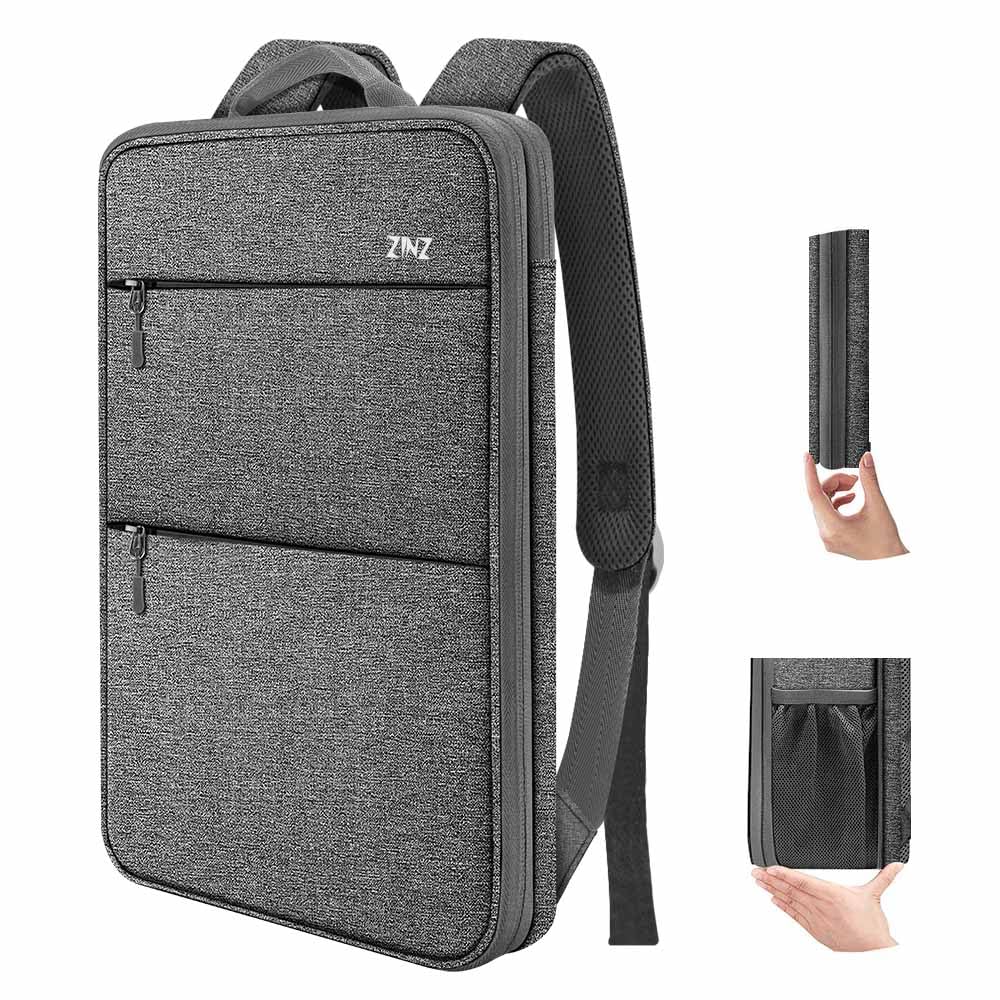 Foto 2 pulgar | Mochila Zinz Gris para Laptop de 16"-Venta Internacional
