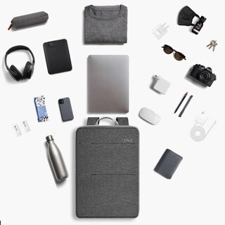 Foto 5 | Mochila Zinz Gris para Laptop de 16"-Venta Internacional