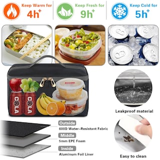 Foto 4 | Mochila Etronik para Portátil 15,6 Pulgadas y Puerto Usb con Lonchera - Venta Internacional