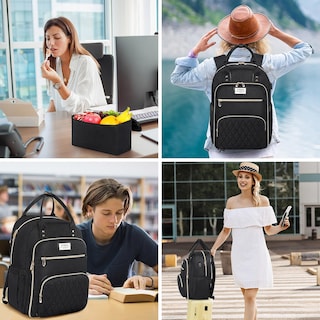 Foto 7 | Mochila Etronik para Portátil 15,6 Pulgadas y Puerto Usb con Lonchera - Venta Internacional