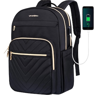 Foto 1 | Mochila Vankean Negra para Laptop de 15.6"-Venta Internacional