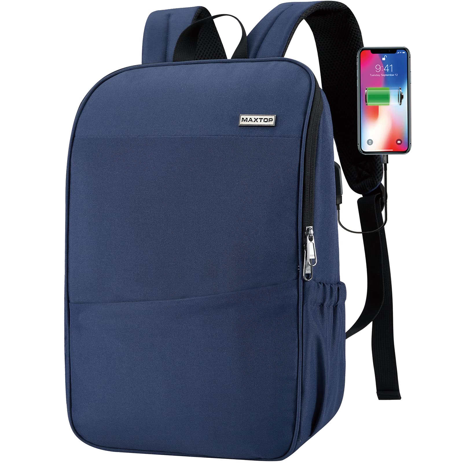 Foto 2 pulgar | Mochila para Portátil Maxtop Bookbag con Puerto USB de 15.6 Pulgadas Water Res - Venta Internacional