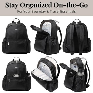 Foto 4 | Mochila Baggallini Essential con Espacio para Laptop 16 Pulgadas Ligera - Venta Internacional