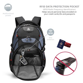 Foto 4 | Mochila Swissdigital Azul-Venta Internacional