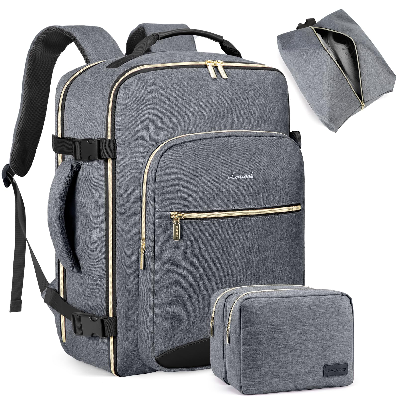 Foto 2 pulgar | Mochila de Viaje Lovevook con 3 Cubos de Embalaje a Prueba de Agua - Venta Internacional