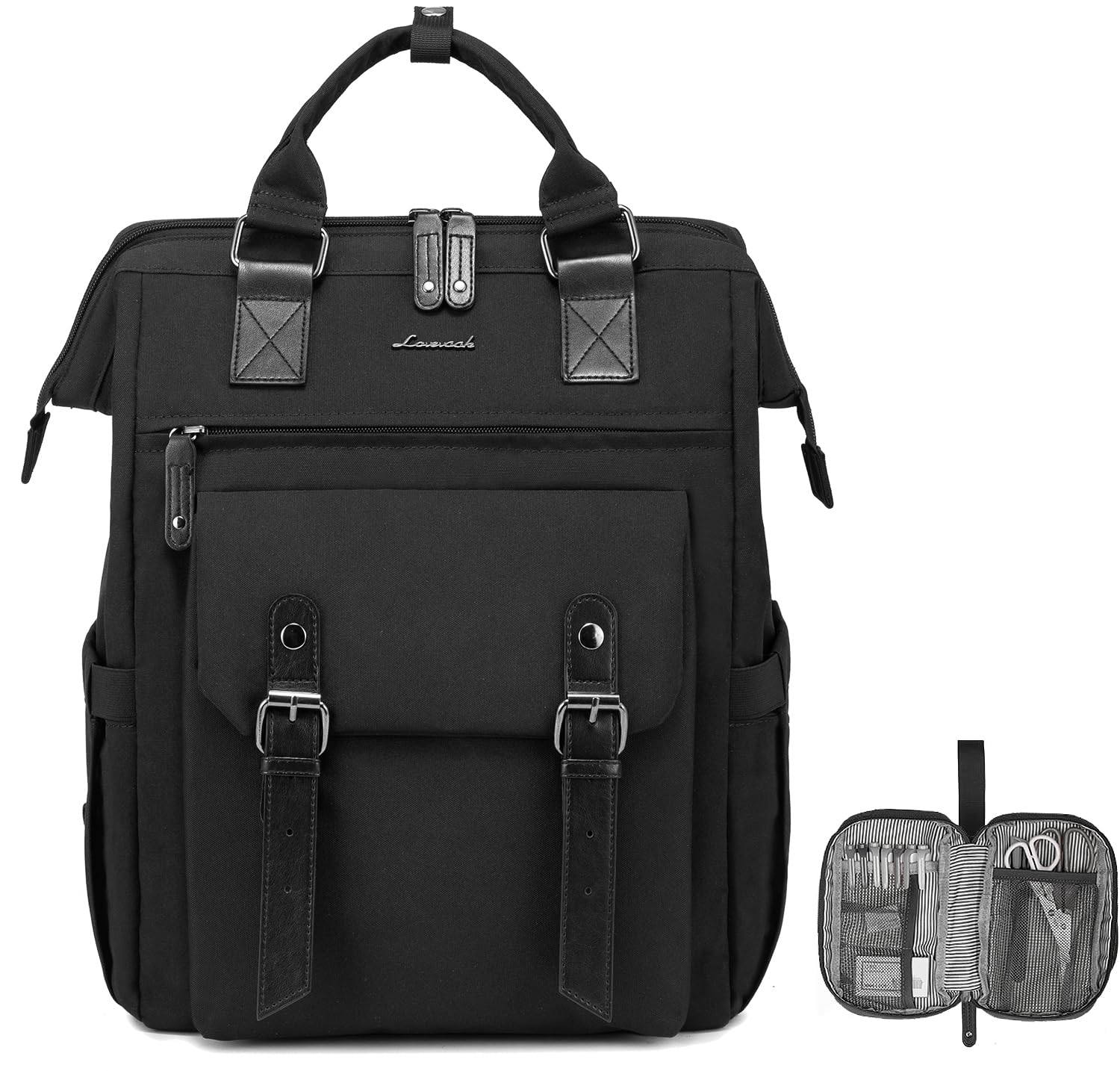 Foto 2 pulgar | Mochila para Laptop Lovevook 15,6 Pulgadas con Puerto Usb Negro - Venta Internacional