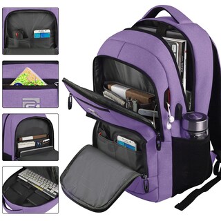 Foto 2 | Mochila para Laptop Volher Business Travel 15.6 Pulgadas - Venta Internacional
