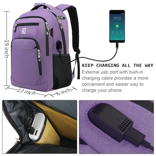 Foto 3 | Mochila para Laptop Volher Business Travel 15.6 Pulgadas - Venta Internacional
