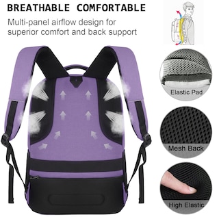 Foto 5 | Mochila para Laptop Volher Business Travel 15.6 Pulgadas - Venta Internacional