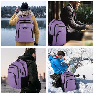 Foto 7 | Mochila para Laptop Volher Business Travel 15.6 Pulgadas - Venta Internacional