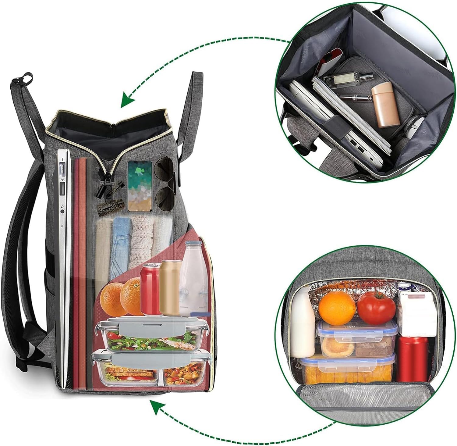 Foto 3 pulgar | Mochila Matein 17 Pulgadas con Puerto Usb - Venta Internacional