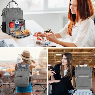 Foto 7 | Mochila Matein 17 Pulgadas con Puerto Usb - Venta Internacional
