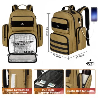 Foto 3 | Mochila Matein para Portátil 15,6 Pulgadas - Venta Internacional