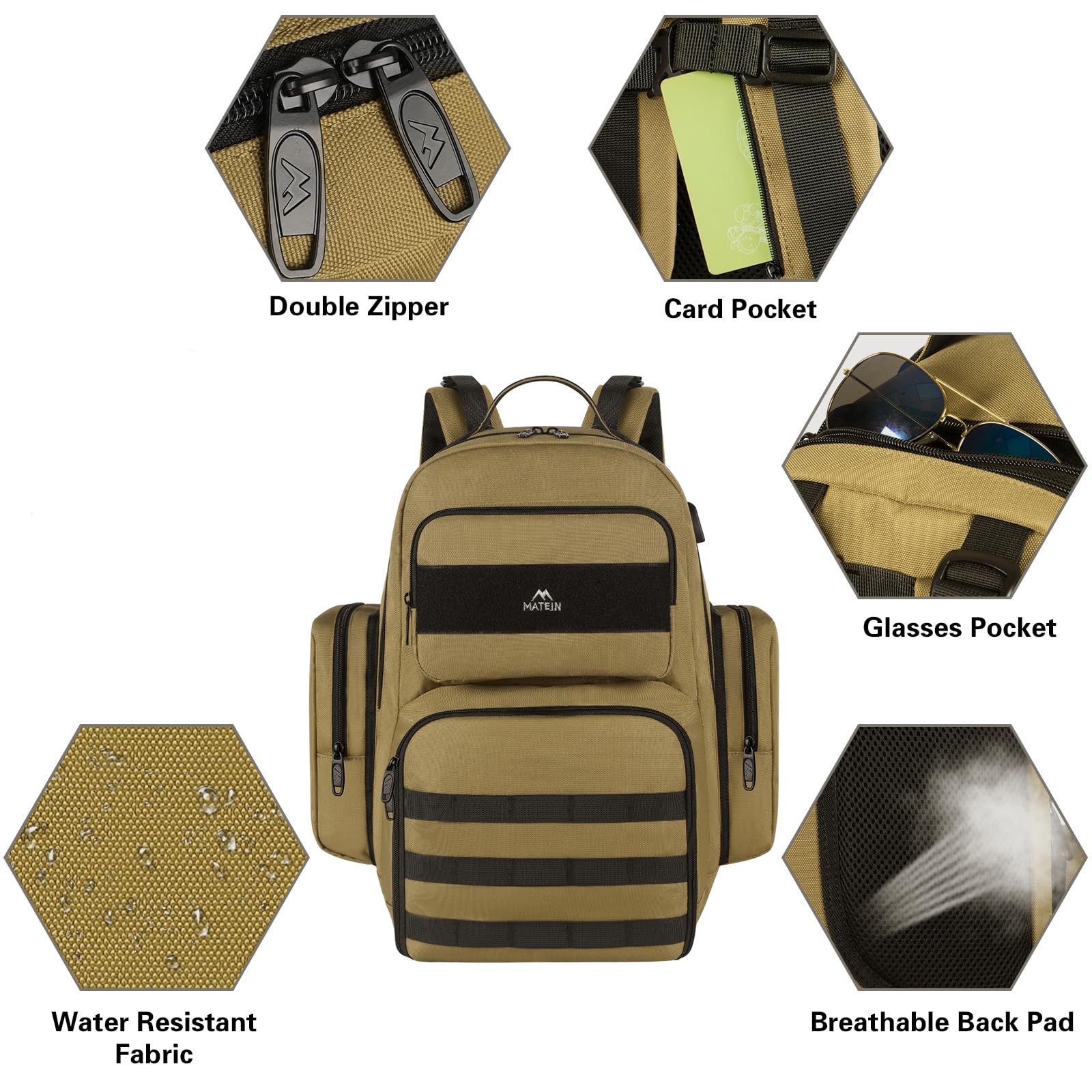 Foto 7 pulgar | Mochila Matein para Portátil 15,6 Pulgadas - Venta Internacional