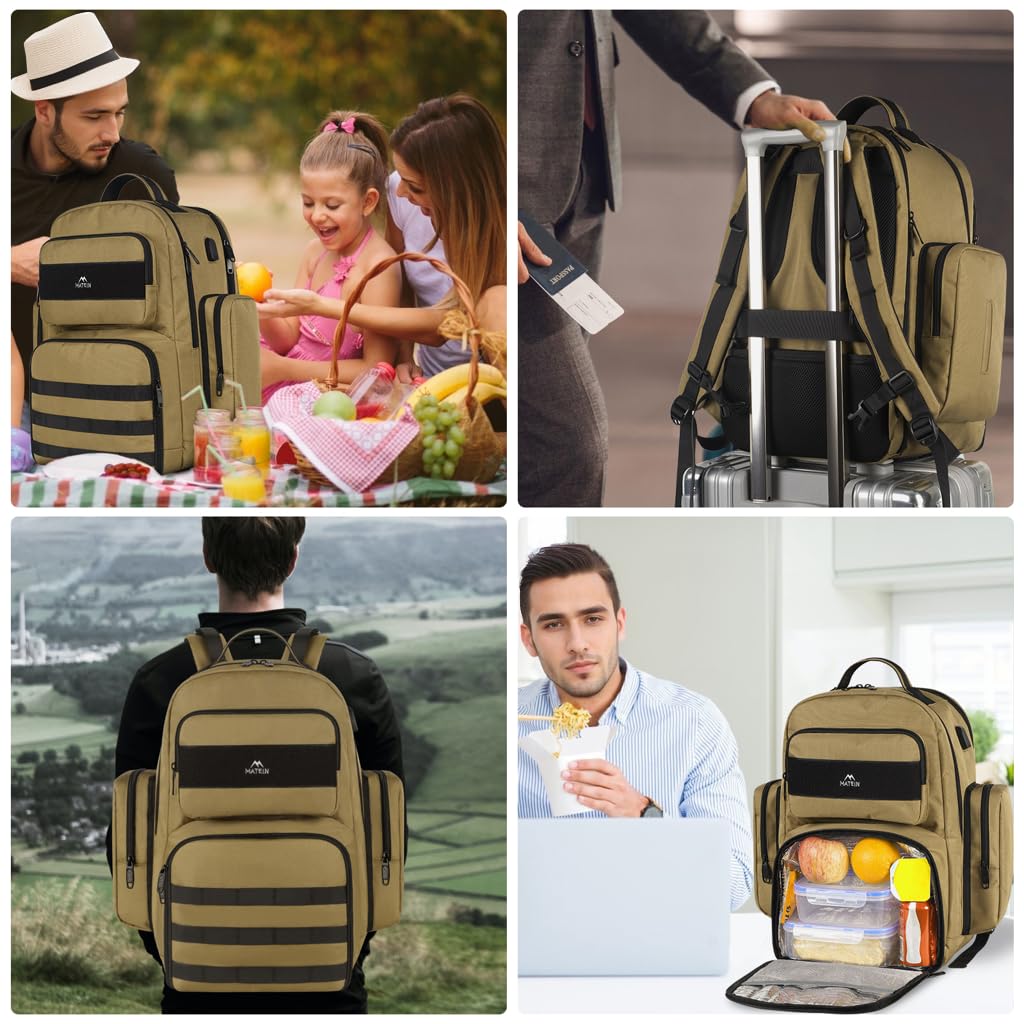 Foto 7 | Mochila Matein para Portátil 15,6 Pulgadas - Venta Internacional