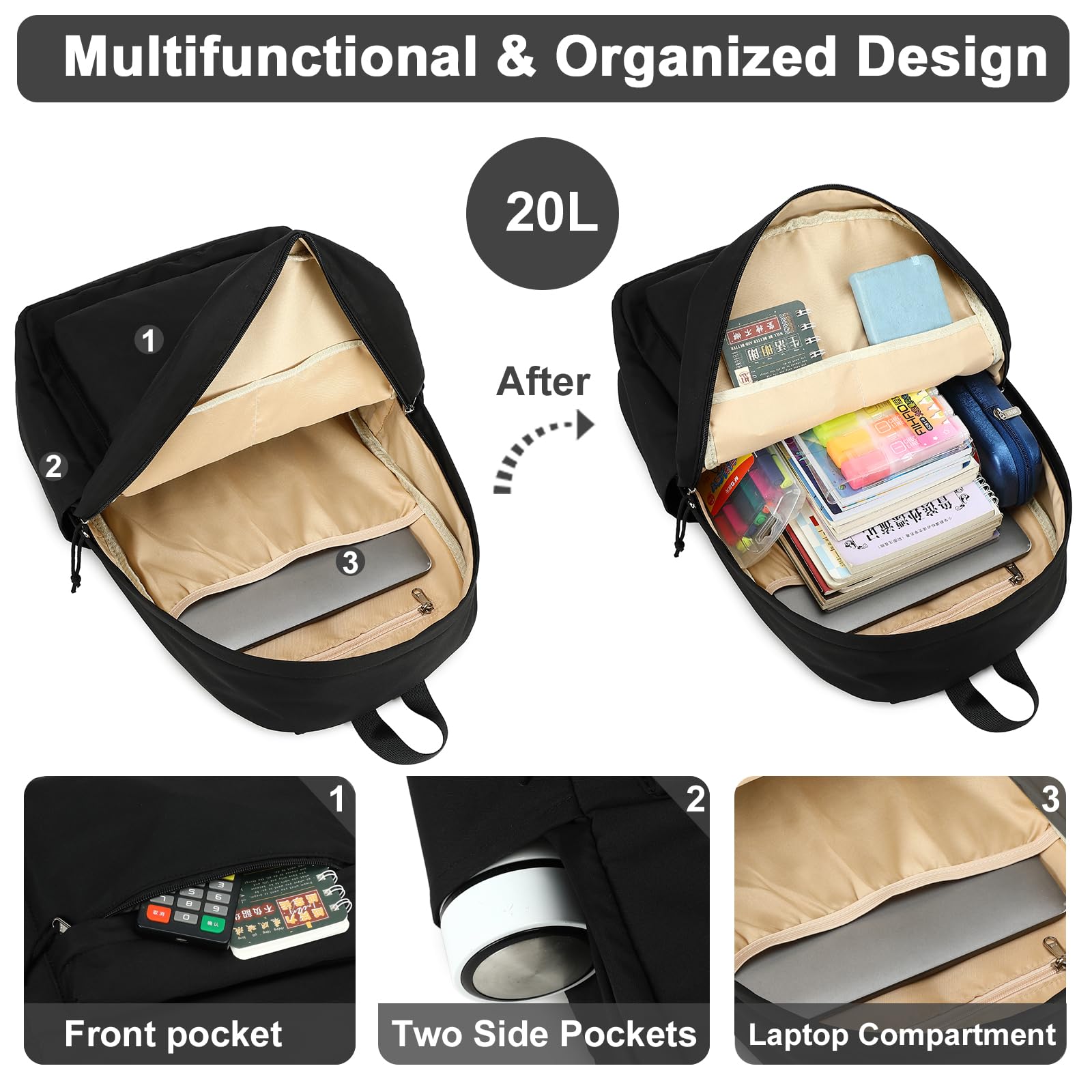 Foto 5 pulgar | Mochila Bluboon Butterfly - Venta Internacional