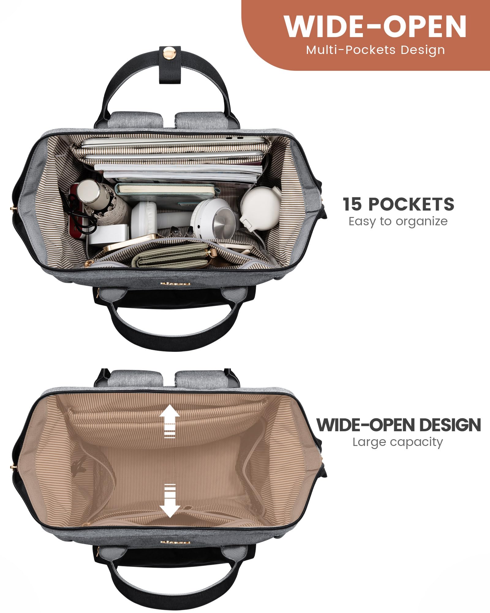 Foto 3 pulgar | Mochila para Laptop Lovevook Impermeable 15,6 Pulgadas - Venta Internacional