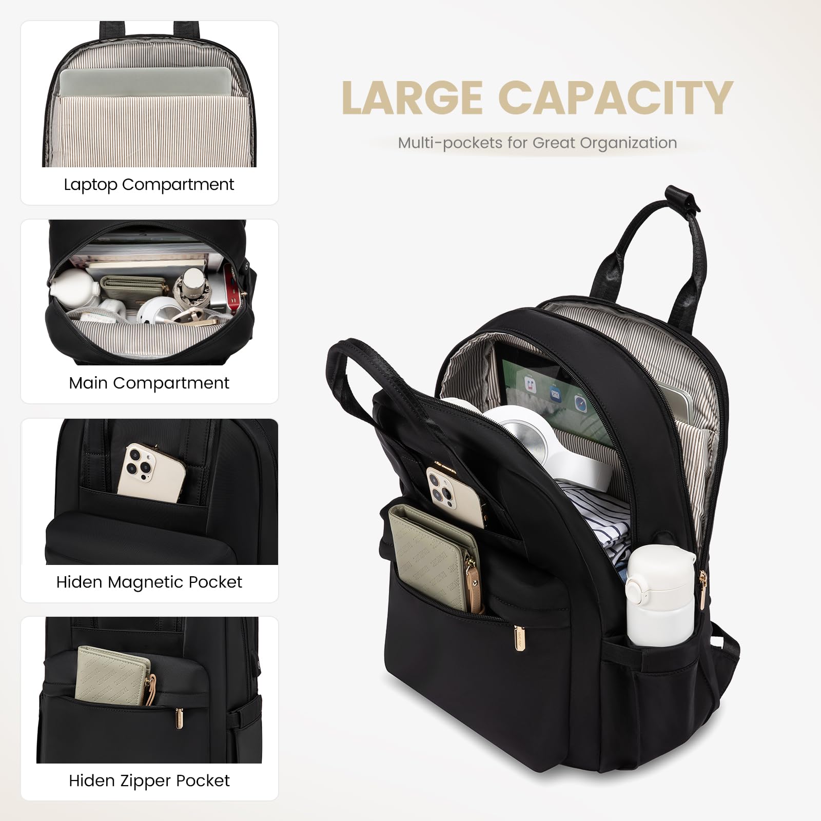 Foto 2 | Mochila para Laptop Lovevook 15.6 Pulgadas - Venta Internacional