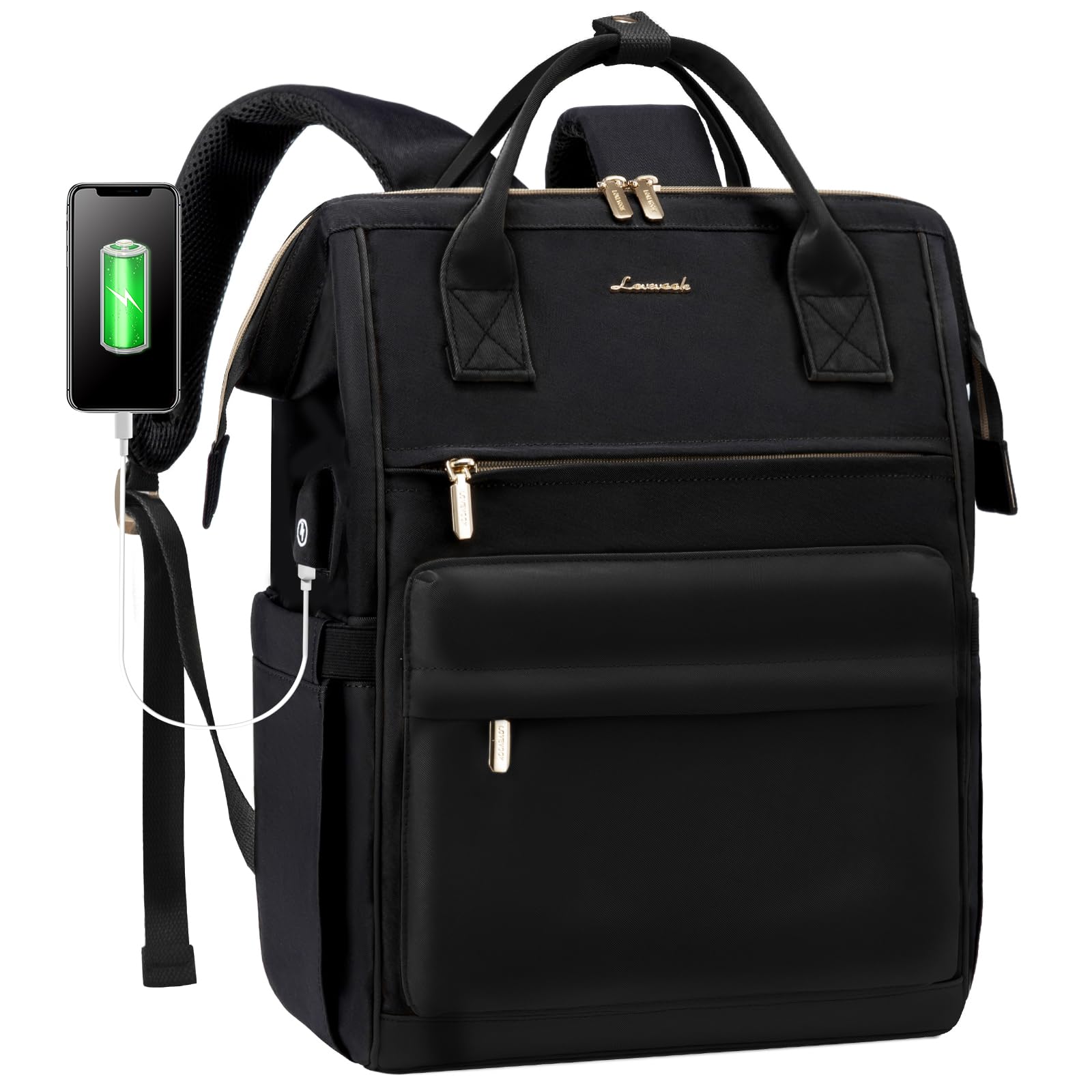 Foto 2 pulgar | Mochila para Portátil Lovevook Negra - Venta Internacional