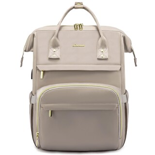 Foto 1 | Mochila Lovevook College para Laptop 15.6" Impermeable Gris Oscuro - Venta Internacional