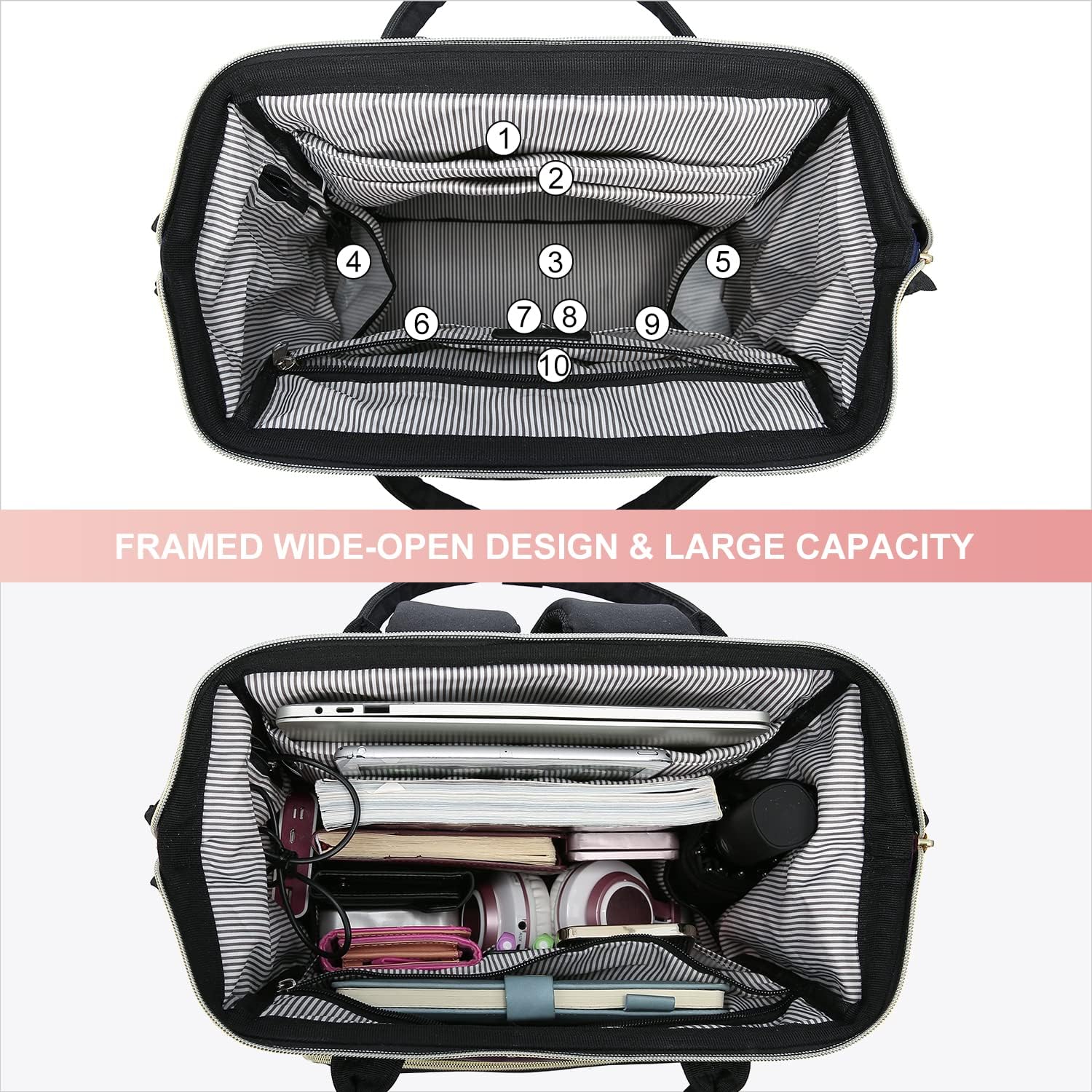 Foto 4 pulgar | Mochila para Portátil Lovevook Fashion Business Morada - Venta Internacional