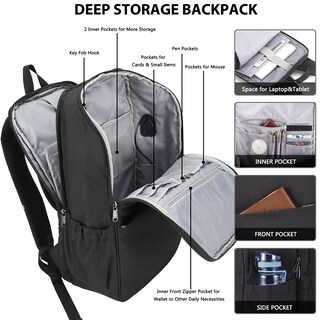 Foto 2 | Mochila Maxtop Travel Laptop 18.4 Pulgadas - Venta Internacional
