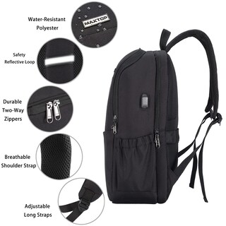 Foto 6 | Mochila Maxtop Travel Laptop 18.4 Pulgadas - Venta Internacional