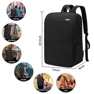 Foto 7 | Mochila Maxtop Travel Laptop 18.4 Pulgadas - Venta Internacional